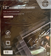 12" Vinyl Ydrecover i folie - 100 stk.